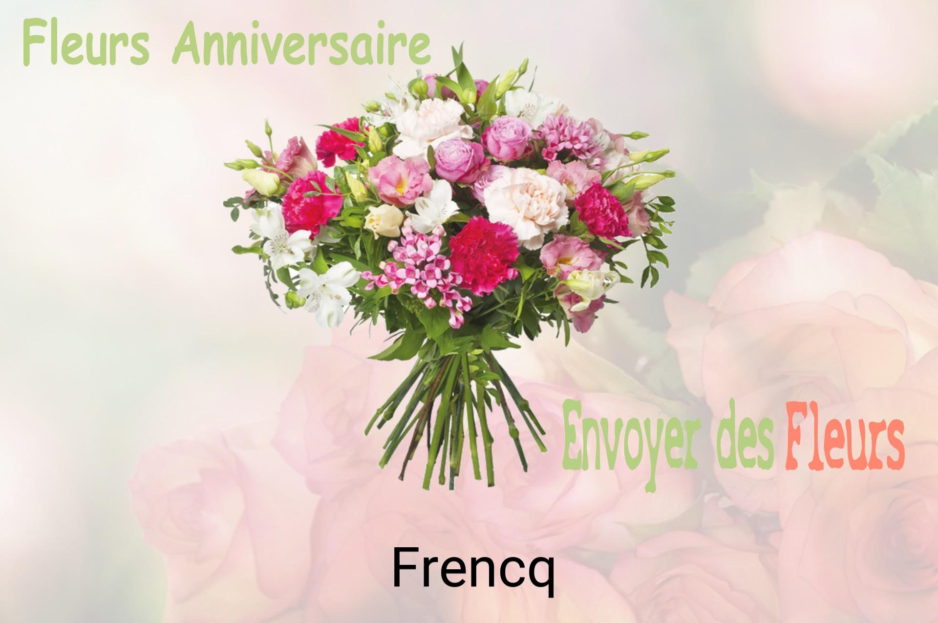 Bouquet de fleurs d’anniversaire livré à Frencq
